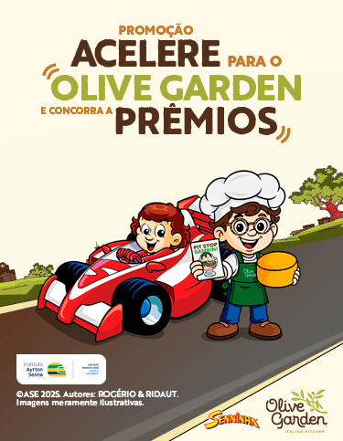 Acelere para o Olive Garden e concorra a prêmios